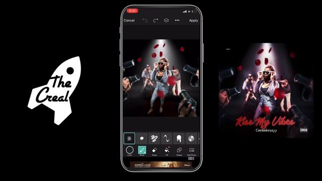 CREATE EP Cover Art on iOS & Android - paparazzi theme смотреть онлайн