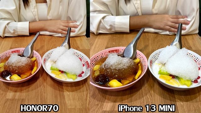 เปรียบเทียบภาพถ่ายและวีดีโอ ระหว่าง HONOR70 และ iPhone 13 mini ในโหมดต่างๆ смотреть онлайн
