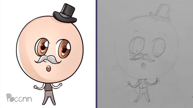 Cómo dibujar a Papaleta Chibi (Un Show Más)