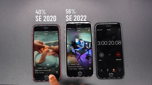 iPhone SE 2022 vs 2020: Battery Life DRAIN Test! *Shocking Results* смотреть онлайн
