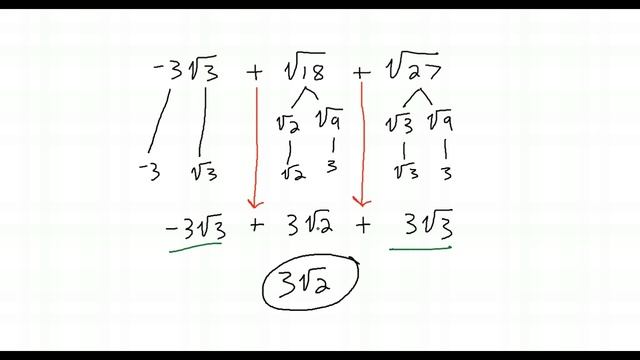 Adding & Subtracting Radicals смотреть онлайн