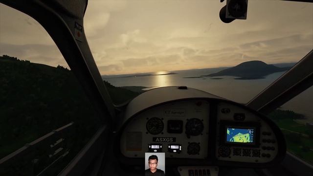 Molde to Alesund, Norway - iPhone Head Tracker - Flight Simulator 2020 смотреть онлайн
