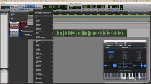Antares Auto-Key 2 On Male Vocal (Pro Tools)