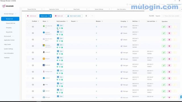 How to create different virtual profiles with One-click in MuLogin Anti-detect Browser?@mulogin смотреть онлайн