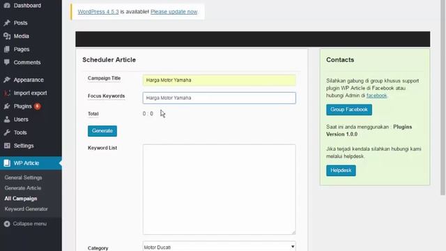 WP Article Generator - Otomatis Buat Artikel Sendiri смотреть онлайн