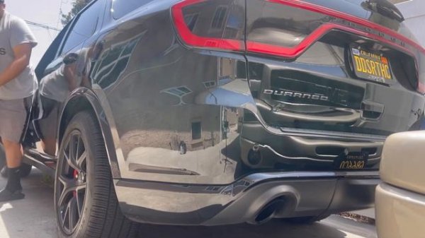 2021 Dodge Durango SRT Hellcat Stock Exhaust Vs Mid Muffler Delete