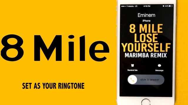 Eminem 8 Mile Lose Yourself Theme Marimba Remix Ringtone смотреть онлайн