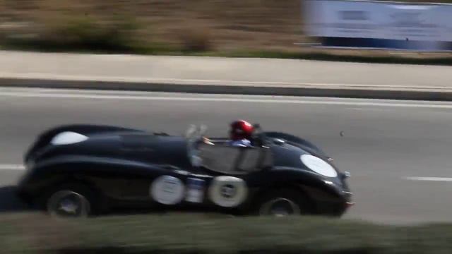 Jaguar C Type at the Mdina Grand Prix 2014 смотреть онлайн