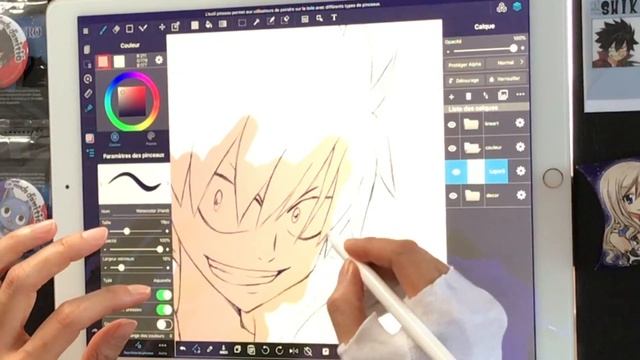 EDENS ZERO Shiki Granbell DESSIN PAPIER CRAYON & TABLETTE iPad Pro Comment dessiner manga facile смотреть онлайн