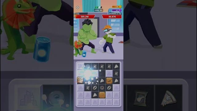 Match Hit Super Hero Fight / Match Hit Boss Fight / Android iOS Gaming Walkthrough / Hulk Battle смотреть онлайн