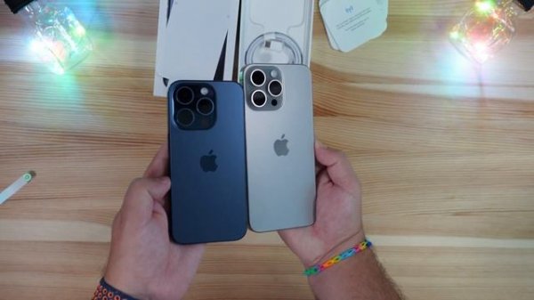 Natural Titanium Vs Blue Titanium | Unboxing And Side By Side |