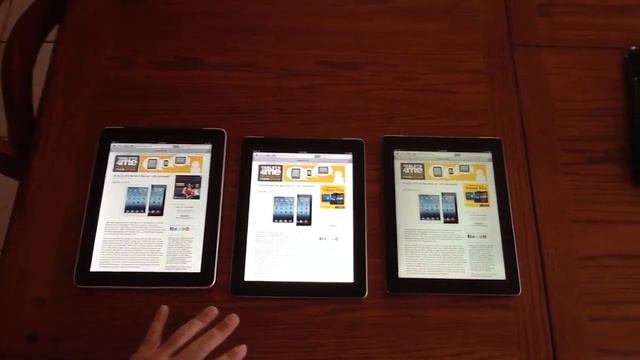 New iPad vs iPad 2 vs iPad first generation смотреть онлайн