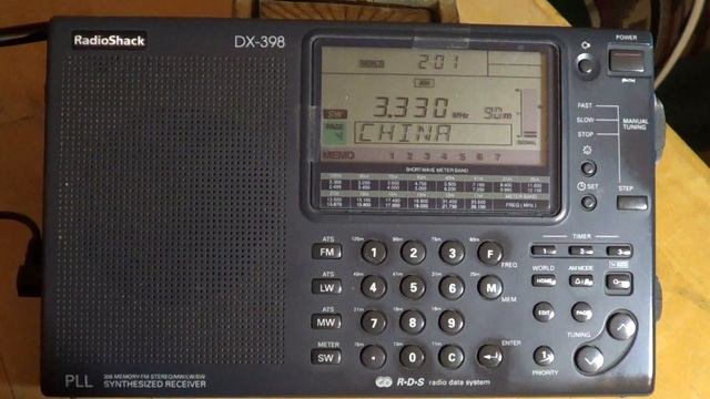 CHU Canada Time Signal 3330 Khz on Radio Shack DX 398 смотреть онлайн