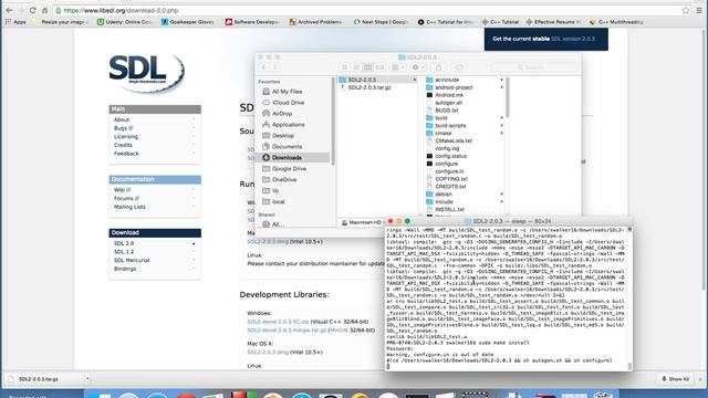 How to install SDL onto Code::Blocks on a Mac смотреть онлайн