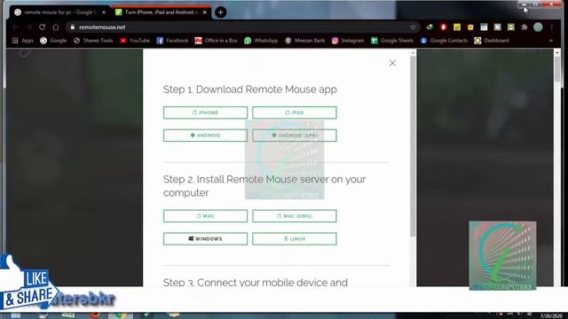 Control Your PC With Mobile | Remote Mouse | How to Control PC with Mobile | Irfan Computers Bhakka смотреть онлайн