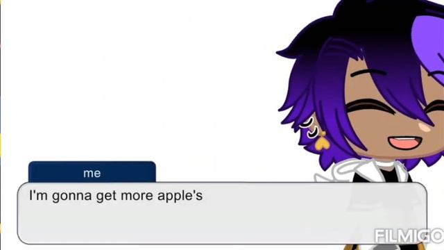 //why I don't eat apples meme//original gacha version// смотреть онлайн