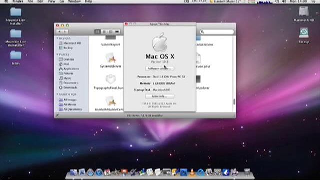 OS X 10.8 Mountain Lion Theme for OS X 10.5 Leopard | The PowerPC Hub смотреть онлайн