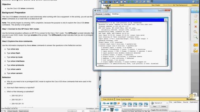 Using the Cisco IOS Show Commands смотреть онлайн