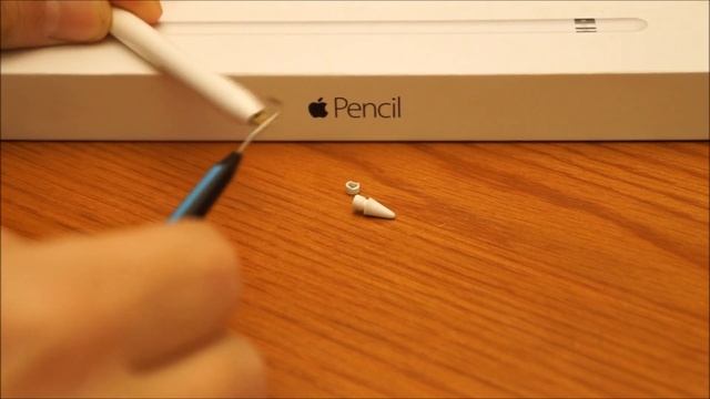 Fixing broken Apple Pencil tip - cracked off inside pencil смотреть онлайн