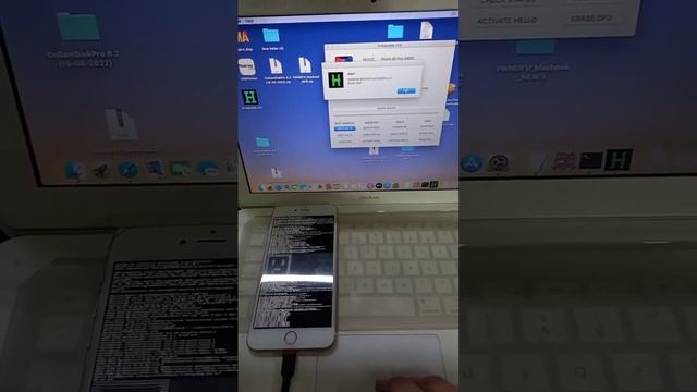iPhone 6s Plus iOS 15.7.2 Hello Screen Bypass by H-Ramdisk v1.0 смотреть онлайн