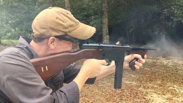 Shooting an Ingram Model 6 Submachine Gun!