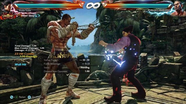 Kazuya back turned side switch combos but they get harder and harder смотреть онлайн