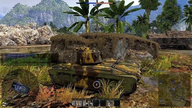 Tank MK-II "Matilda" (F-96) USSR Realistic Action ( War Thunder Ground Forces) смотреть онлайн