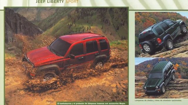 2003 FOLLETO DE VENTAS DEL "JEEP LIBERTY" MÉXICO смотреть онлайн