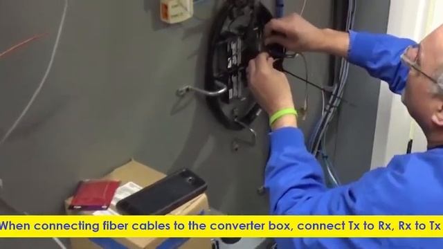 Fiber Ethernet Installation for Daktronics Galaxy GS6, GC6, and GT6 смотреть онлайн