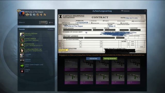 Aufwertungsvertrag zu einer Mac-10 Neon Rider in CSGO :) смотреть онлайн
