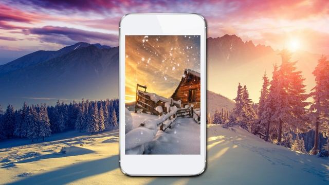 Falling Snow 3D Live Wallpaper смотреть онлайн