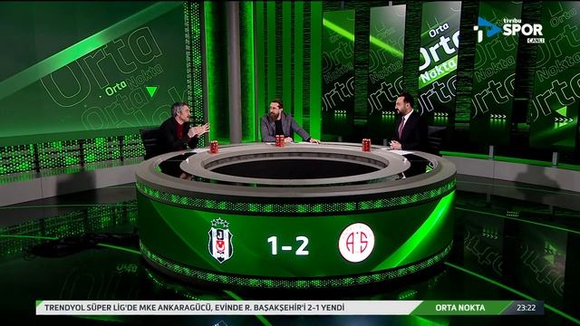 Beşiktaş 1-2 Antalyaspor | Orta Nokta - Erkut Öztürk & Erman Özgür & Tümer Metin смотреть онлайн