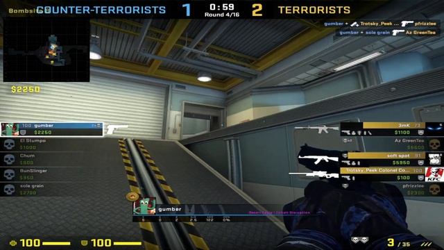 [CSGO] Almost 1v5 Deagle смотреть онлайн