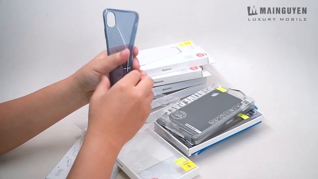 Khui hộp ốp lưng cho iPhone X: Baseus Ultra Slim TPU Case - www.mainguyen.vn смотреть онлайн