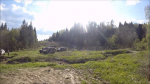 #Пинцгауэр на бездорожье Pinzgauer #off-road покатушки видео #Трофи-лайф Trophy-life КРУТЫЕ застрял