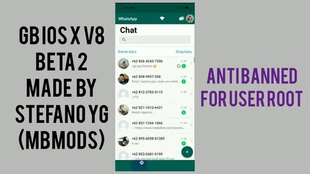 Update!!! GB iOS X V8 Betta 2 || Whatshapp MOD Real iOS ANTI BANNED !!! смотреть онлайн