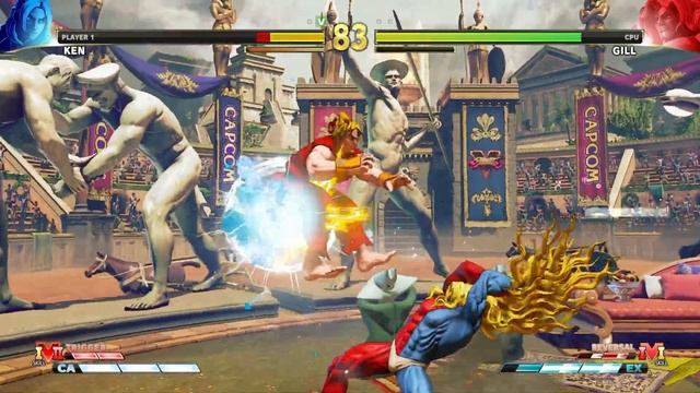 Ken vs Gill (Hardest AI) - Street Fighter V (PS5 4K 60FPS) смотреть онлайн