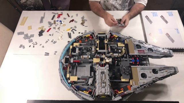 Lego 75192 Millennium Falcon 2017 Time Lapse Build 4K Ultra HD 3840 x 2160 смотреть онлайн