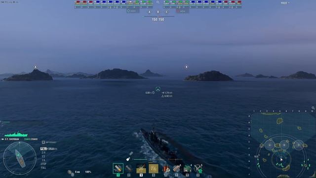 ⚓ШЕРМАН ПИЛОРАМА⚓ WORLD OF WARSHIPS! #worldofwarships #wows