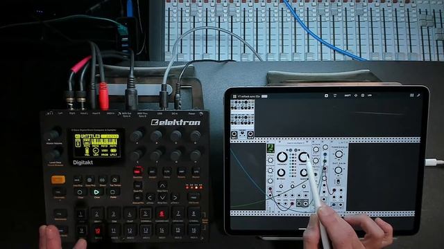 How to Sync miRack on iOS to Digitakt (...and then, Techno Beatmaking!) смотреть онлайн