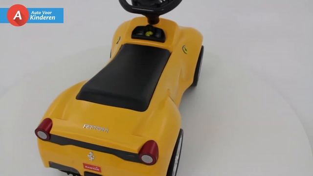 Auto voor Kinderen Ferrari Loopauto geel смотреть онлайн
