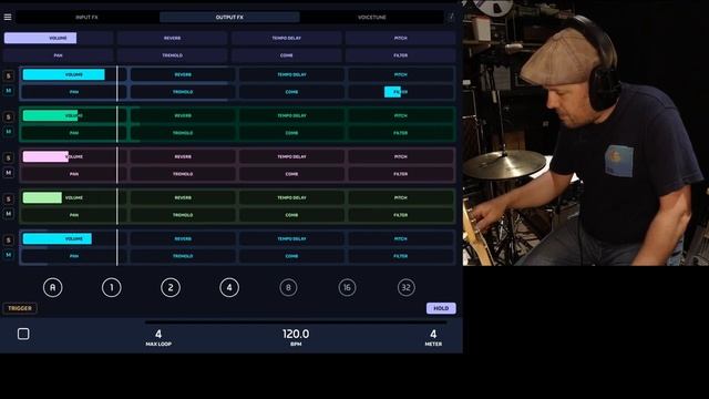 Live looping on iPad-“looper” L7 by Audiokit смотреть онлайн
