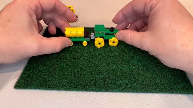 How to build Mini LEGO John Deere tractors, custom designs. смотреть онлайн