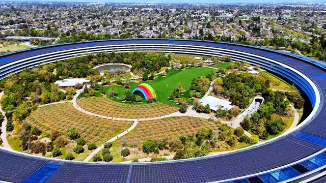 APPLE PARK 4K Drone Footage #applepark #applestore #dronephotography #youtube