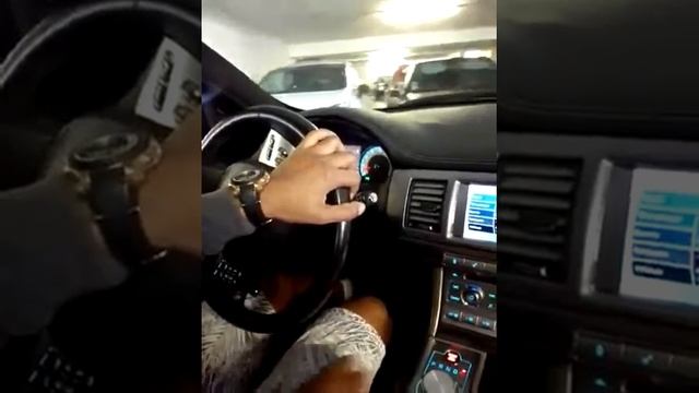 Jaguar XFR 5.0 V8 Supercharged underground parking sound смотреть онлайн