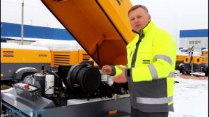 Atlas Copco XAS 97 обзор дизельного компрессора