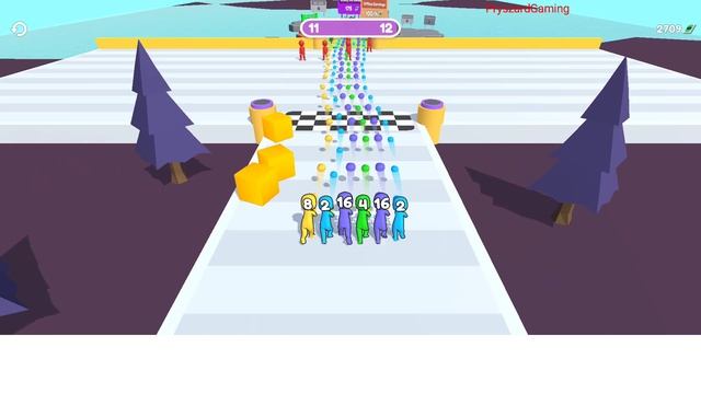 Merge Grabber - Gameplay Walkthrough Part 2 Levels 8-15 Blob Runner Shooter (Android,iOS) смотреть онлайн