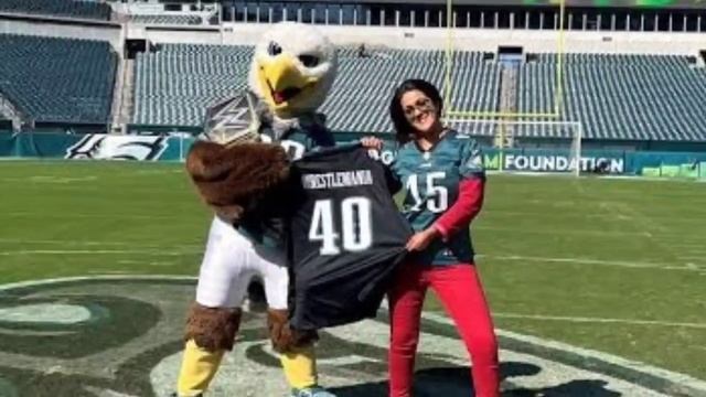 WWE WrestleMania 40 Tour Of Lincoln Financial Field #wrestlemania #WrestleManiaXL #WrestleMania40