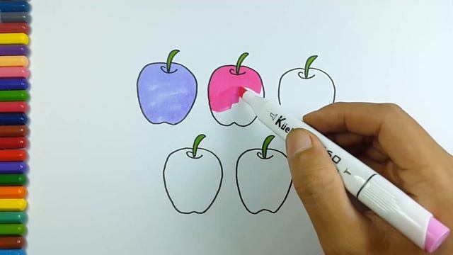5 Apple Color - Learn Colours Collection смотреть онлайн