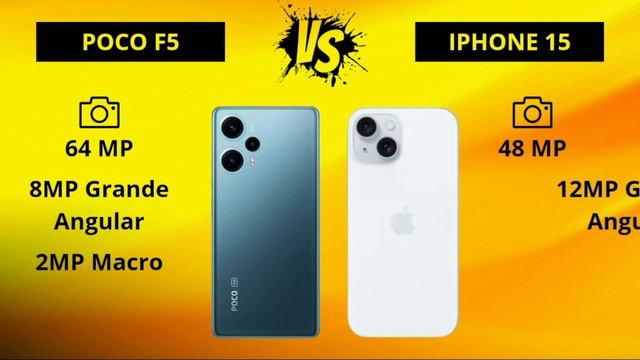 Poco F5 5G vs IPhone 15 5G - COMPARATIVO смотреть онлайн